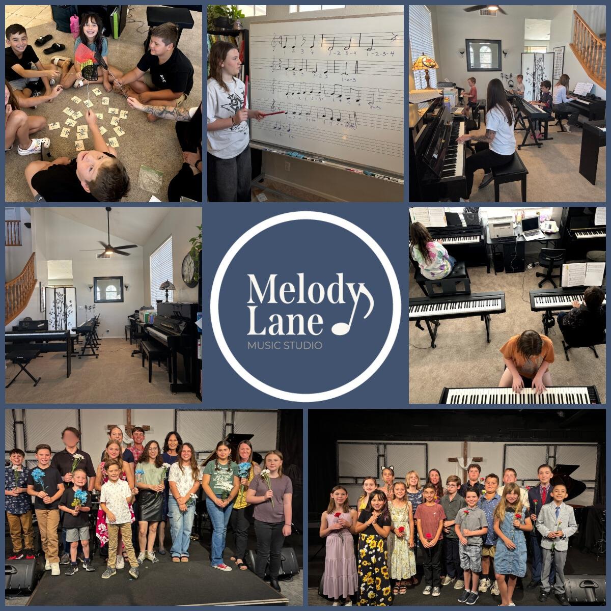 Real studio photo for Melody Lane Music Studio